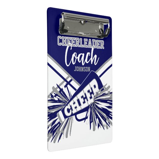 Cheerleader Coach - Navy Blue, Gary & White Mini Klembord (Schuin)
