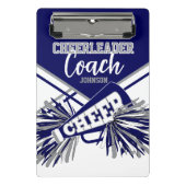 Cheerleader Coach - Navy Blue, Gary & White Mini Klembord (Voorkant)