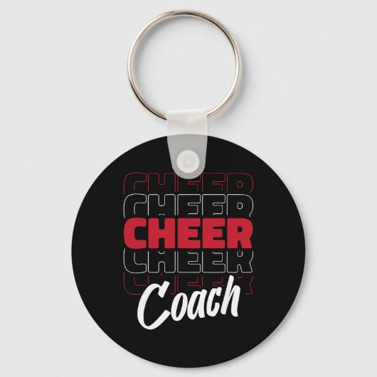 Cheerleader Coaching Cheerleading - Cheercaptain C Sleutelhanger (Voorkant)