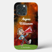 Cheerleader Cosmos Achtergrond personaliseren naam Case-Mate iPhone Case (Achterkant)