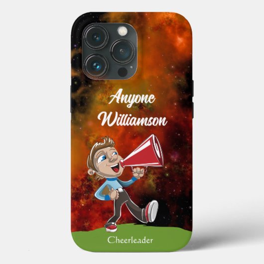Cheerleader Cosmos Achtergrond personaliseren naam Case-Mate iPhone Case (Achterkant)