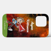 Cheerleader Cosmos Achtergrond personaliseren naam Case-Mate iPhone Case (Achterkant (horizontaal))