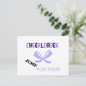 Cheerleader Dance Briefkaart (Staand voorkant)