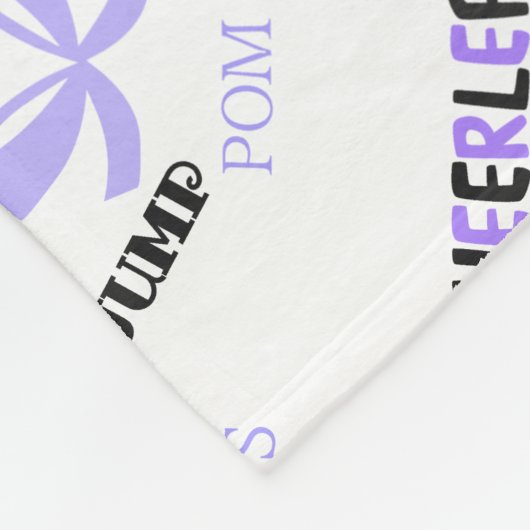 Cheerleader Dance Fleece Deken (Hoek)