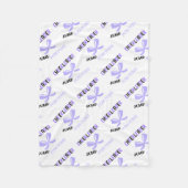 Cheerleader Dance Fleece Deken (Voorkant)