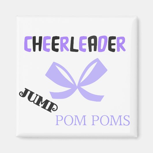 Cheerleader Dance Magneet (Voorkant)