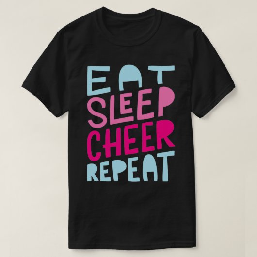 Cheerleader Dancing Sports Fan Gymnastics Athlete T-shirt (Design voorkant)