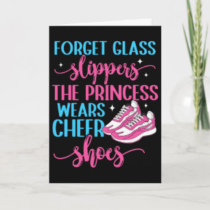 Cheerleader De Prinses Draagt Cheer Schoenen Cheer Kaart