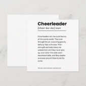 Cheerleader Definitie, Cheerleading Dank u (Voorkant / Achterkant)