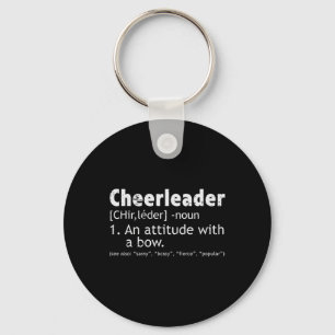 Cheerleader Definitie Cheerleading Vrouwen Meisjes Sleutelhanger