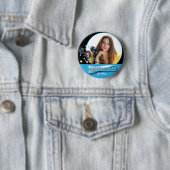 Cheerleader - DIY-foto - Baby Blue Ronde Button 5,7 Cm (In situ)