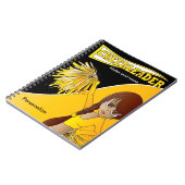 Cheerleader | DIY-naam | Geel Notitieboek (Linkerzijde)