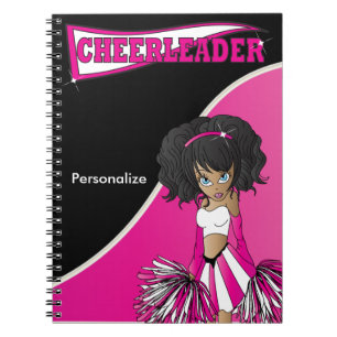 Cheerleader   DIY-naam   Roze warme roze Notitieboek