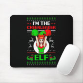 Cheerleader Elf Design Christmas Cheerleading  Muismat (Met muis)