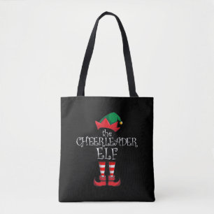 Cheerleader Elf Matching Family Kerstmis Pajama Tote Bag