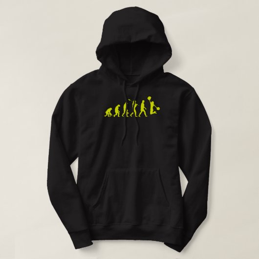 Cheerleader Evolution Chronologie Yellow Hoodie (Design voorkant)