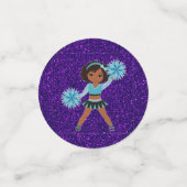 Cheerleader Feest Tafel Confetti (Kleine voorkant)