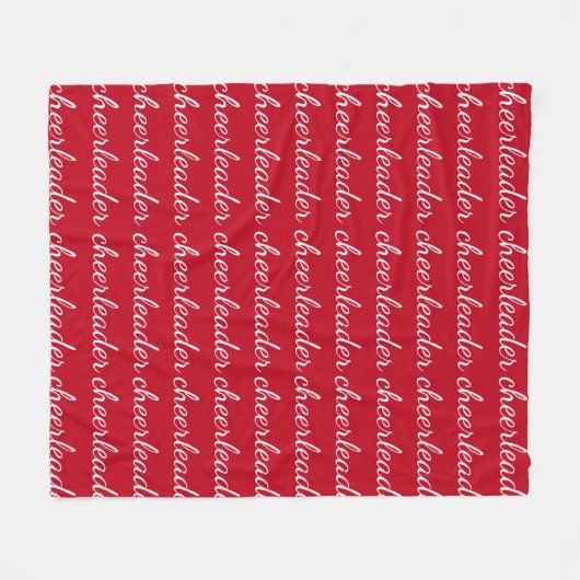 Cheerleader Fleece Blanket (Voorkant (Horizontaal))