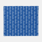 Cheerleader Fleece Blanket (Voorkant (Horizontaal))