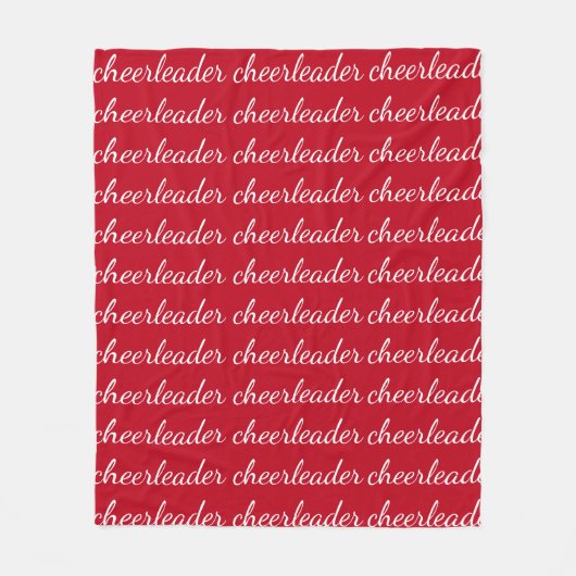 Cheerleader Fleece Blanket Deken (Voorkant)