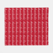 Cheerleader Fleece Blanket Deken (Voorkant (Horizontaal))