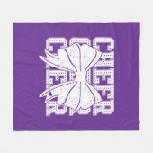 Cheerleader Fleece Blanket Deken (Voorkant (Horizontaal))