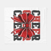 Cheerleader Fleece Blanket Deken (Voorkant (Horizontaal))