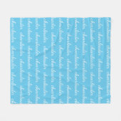 Cheerleader Fleece Blanket Deken (Voorkant (Horizontaal))