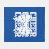 Cheerleader Fleece Blanket Deken (Voorkant (Horizontaal))