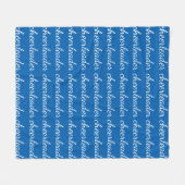 Cheerleader Fleece Blanket Deken (Voorkant (Horizontaal))