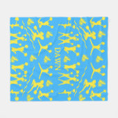 Cheerleader Fleece Deken (Voorkant (Horizontaal))