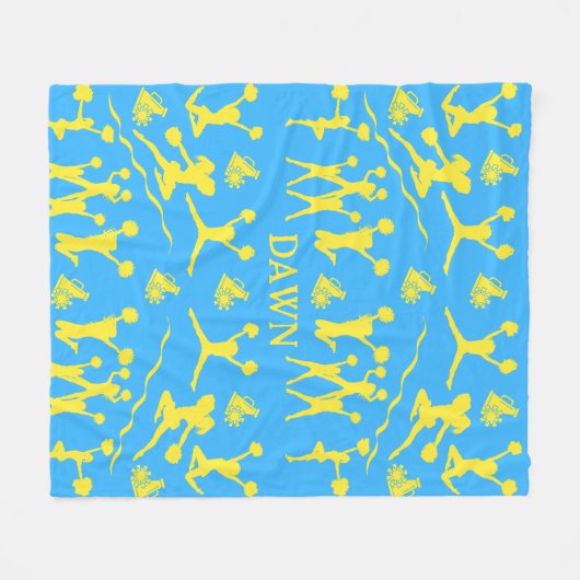 Cheerleader Fleece Deken (Voorkant (Horizontaal))