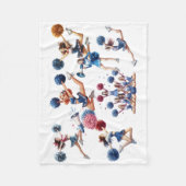 Cheerleader Fleece Deken (Voorkant)