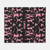 Cheerleader Fleece Deken (Voorkant (Horizontaal))