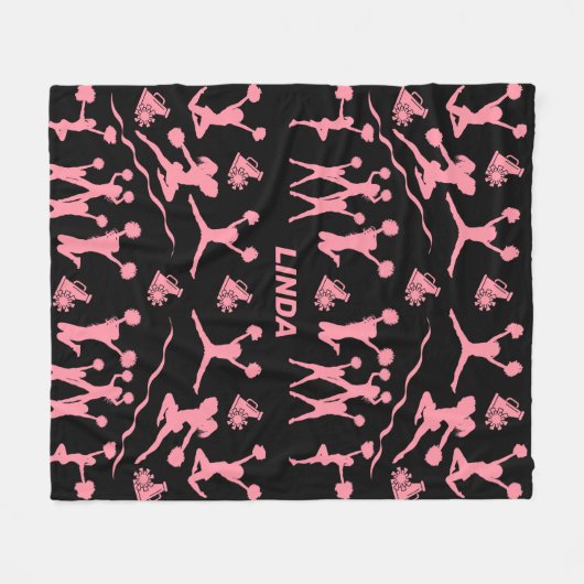 Cheerleader Fleece Deken (Voorkant (Horizontaal))