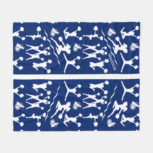 Cheerleader Fleece Deken (Voorkant (Horizontaal))