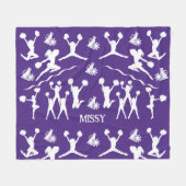 Cheerleader Fleece Deken (Voorkant (Horizontaal))