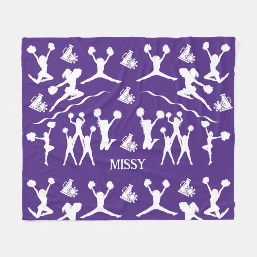 Cheerleader Fleece Deken (Voorkant (Horizontaal))