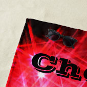 Cheerleader Flyer Beach Towel Strandlaken (In situ)