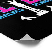 Cheerleader Flyer Fearless Flawless Cheer Flyer Poster (Hoek)