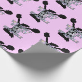 Cheerleader fonkelen wij cadeaupapier (Hoek)