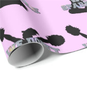 Cheerleader fonkelen wij cadeaupapier (Rol Hoek)