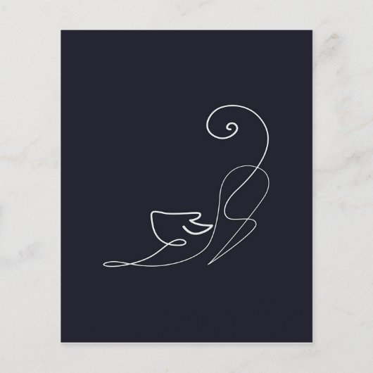 Cheerleader Gift Dance | Cheerlead Cute Design Flyer (Achterkant)