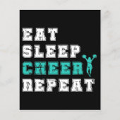 Cheerleader Gift Dance | Cheerlead Cute Design Flyer (Voorkant)