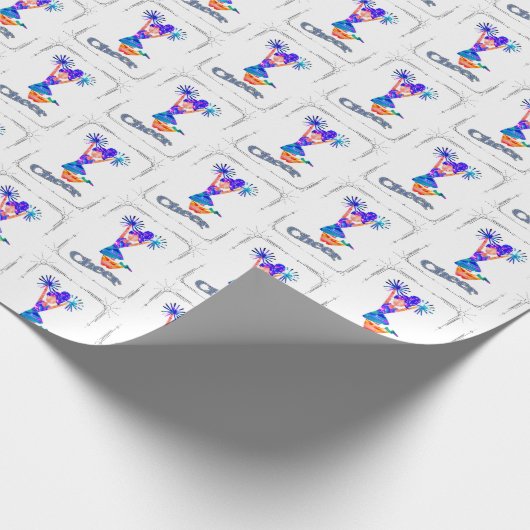 Cheerleader Gift Wrap Cadeaupapier (Hoek)