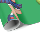 Cheerleader Girl Cadeaupapier (Rol Hoek)