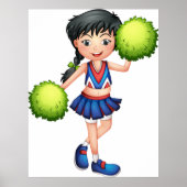 Cheerleader Girl Poster (Voorkant)