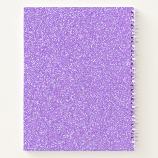 Cheerleader Glitter Notitieboek (Achterkant)