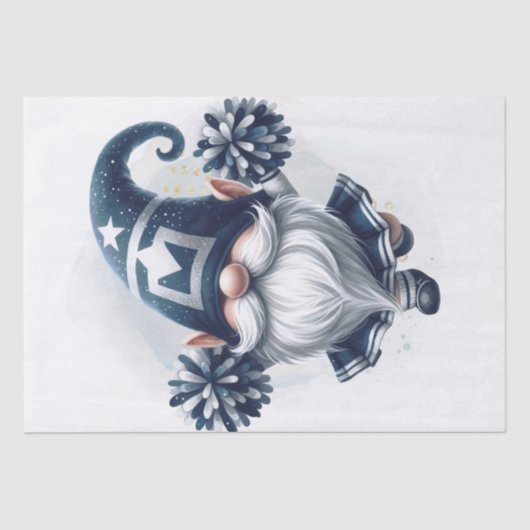 Cheerleader Gnome Tissuepapier (Voorkant)