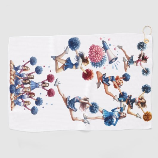 Cheerleader Golfhanddoek (Horizontaal)